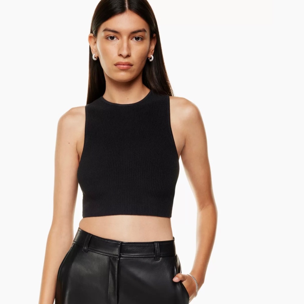 Aritzia Sculpt Knit Racerback Cropped tank